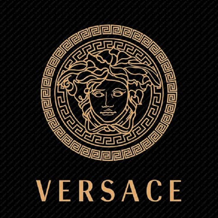 Versace Black Nappa Medusa Bralette Versace