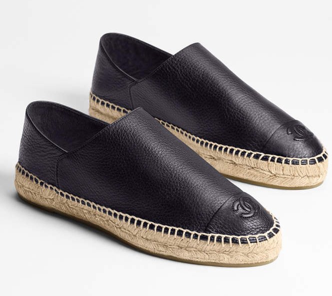 CHANEL CC CAMBON CALFSKIN LEATHER ESPADRILLES – Caroline's Fashion