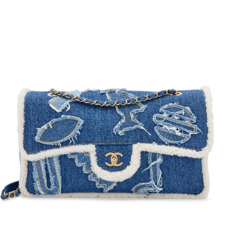 CHANEL PARIS-EGYPT HEIROGLYPH JUMBO FLAP BAG – Caroline's Fashion