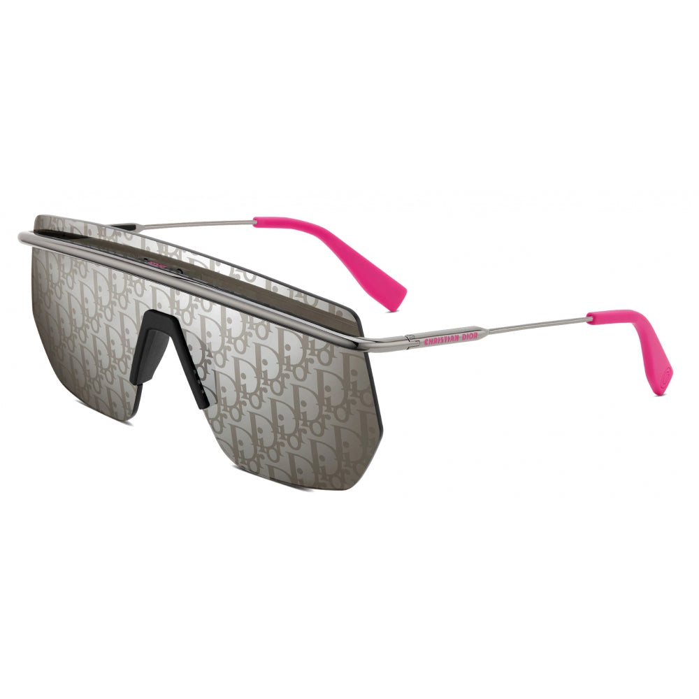 Christian Dior Diorxtrem MU Mask Sunglasses–Crystal Smoke Mirror Valentine’s Day DIOR Diorxtrem MU Mask Sunglasses | Saks Fifth Avenue main image 4