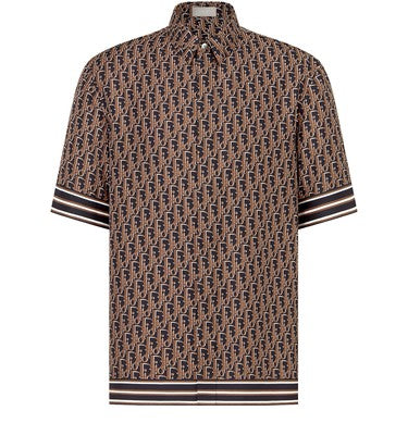 Dior fashion short sleeve shirts for men