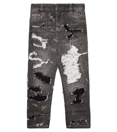 GIVENCHY KIDS DISTRESSED SLIM CUT JEANS – Caroline's Fashion Luxuries
