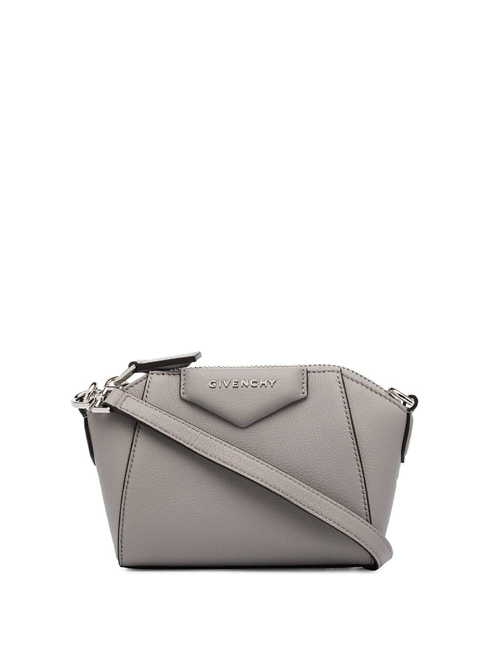 Givenchy Nano Antigona Leather Crossbody Bag White