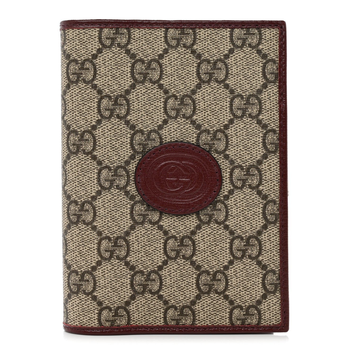 GUCCI GG SUPREME INTERLOCKING G PASSPORT COVER – Caroline's