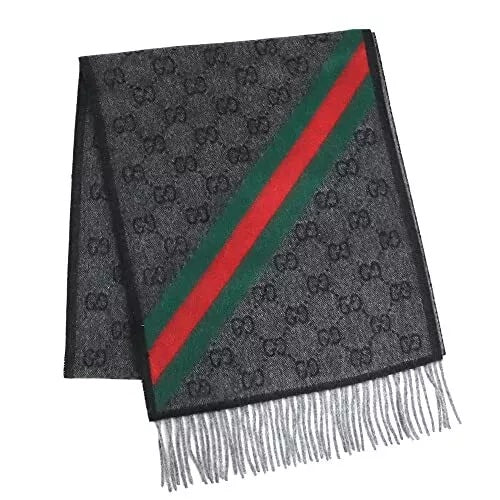 GUCCI GG SUPREME WEB WOOL CASHMERE BLEND SCARF – Caroline's