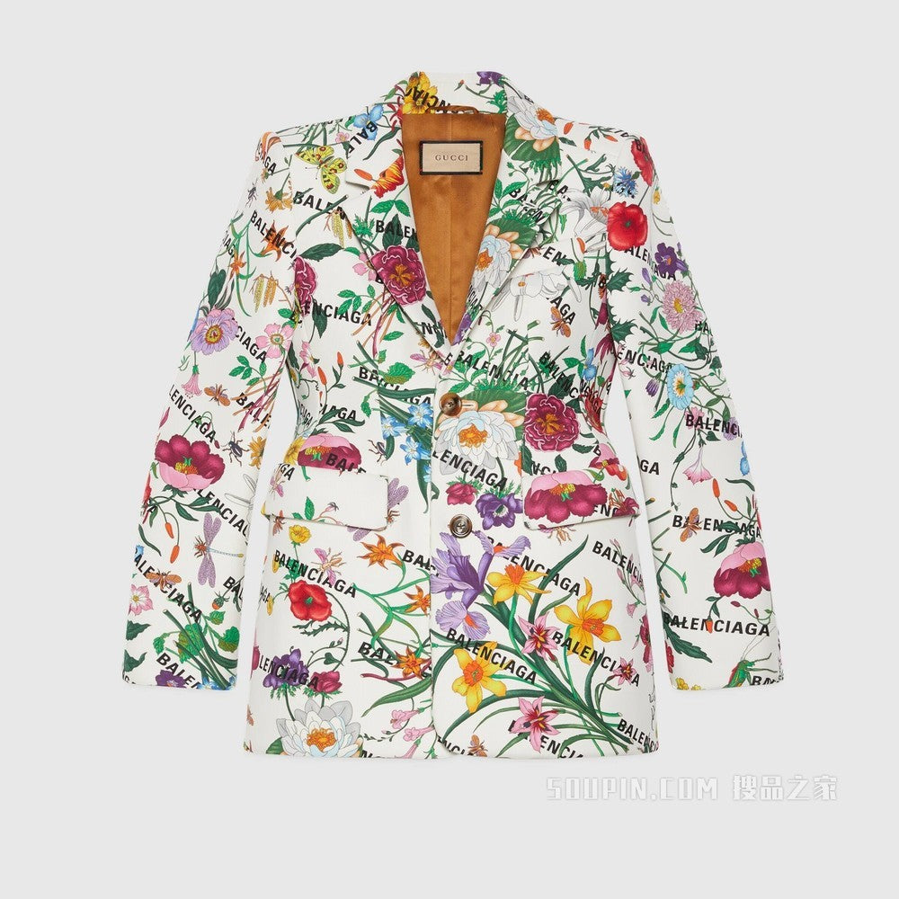 GUCCI X BALENCIAGA FLORAL THE HACKER PROJECT BLAZER – Caroline's