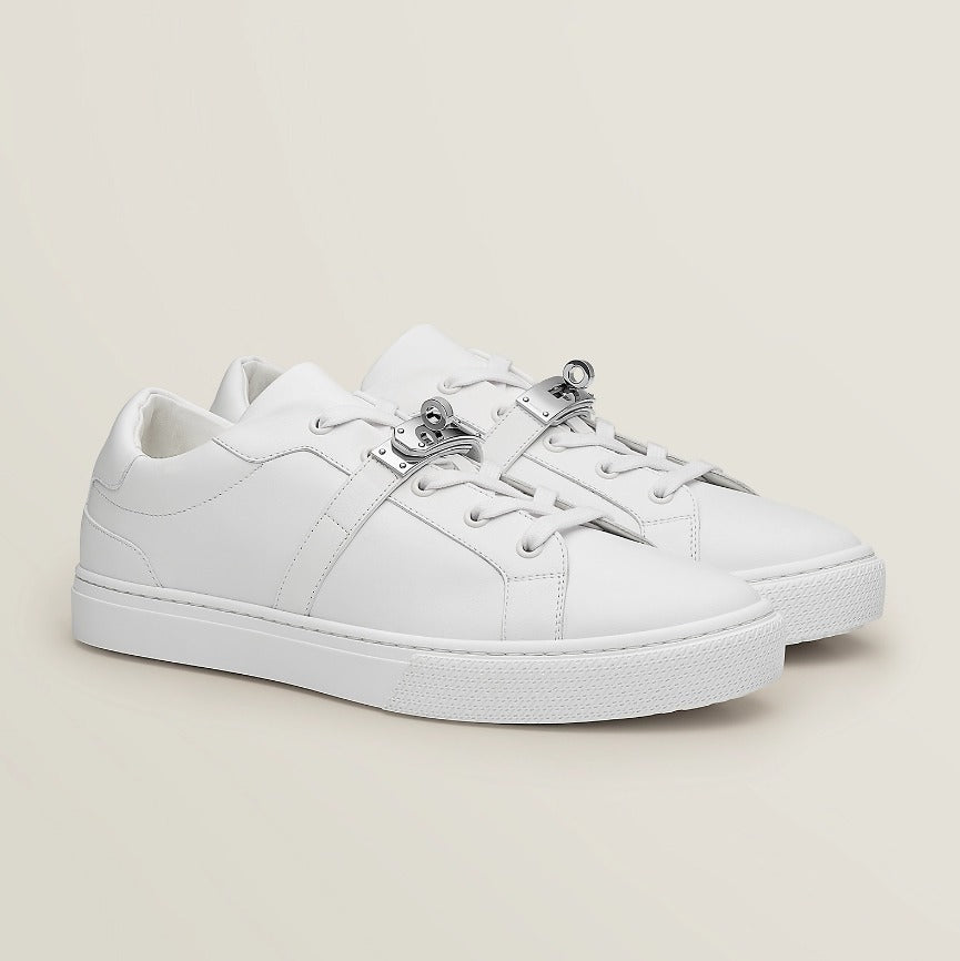 HERMÈS DAY KELLY CALFSKIN LEATHER SNEAKERS – Caroline's
