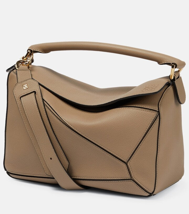 LOEWE CALFSKIN LEATHER MEDIUM PUZZLE SHOULDER BAG – Caroline's