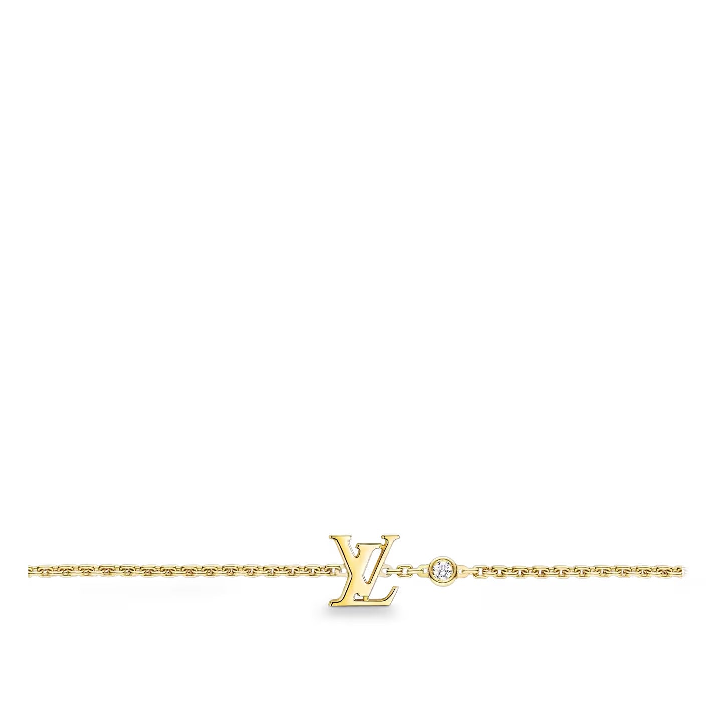 Shop Louis Vuitton Idylle blossom lv bracelet, pink gold and
