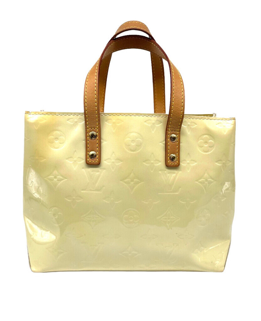 Tan Louis Vuitton Monogram Vernis Reade PM Handbag