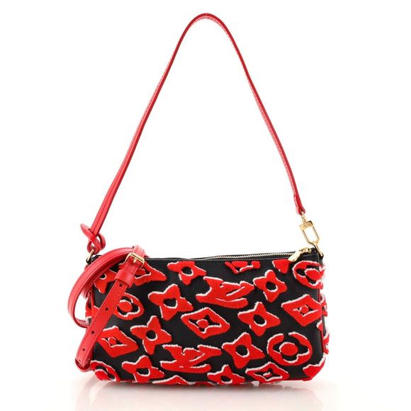 Louis Vuitton Retiro Handbag Red Monogram for Sale in Los