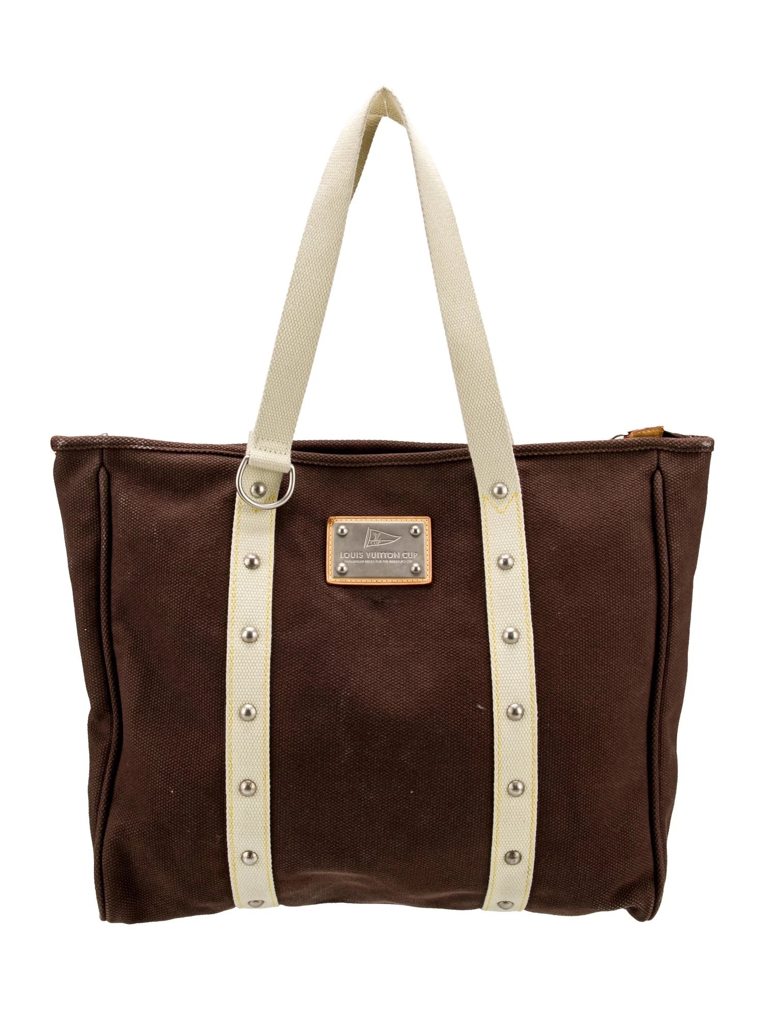 バッグ LOUIS VUITTON Canvas Antigua Cabas Tote Louis Vuitton Antigua Cabas Brun Canvas Inventeur Tote w