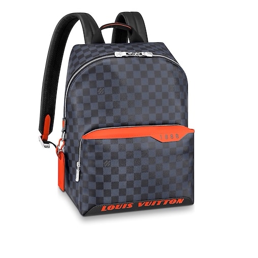 LOUIS VUITTON DAMIER COBALT RACE DISCOVERY BACKPACK PM