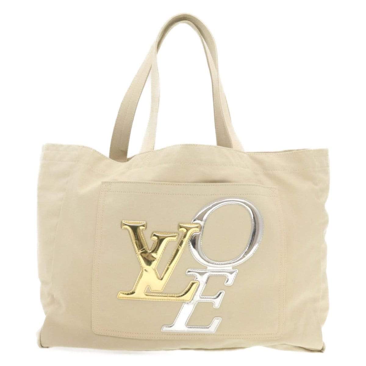 Louis Vuitton That's Love Canvas Metallic Pm Tote Bag