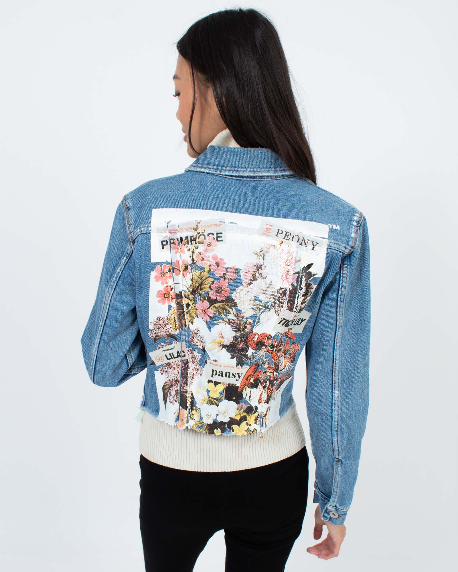 Charlotte Denim Jacket Off White
