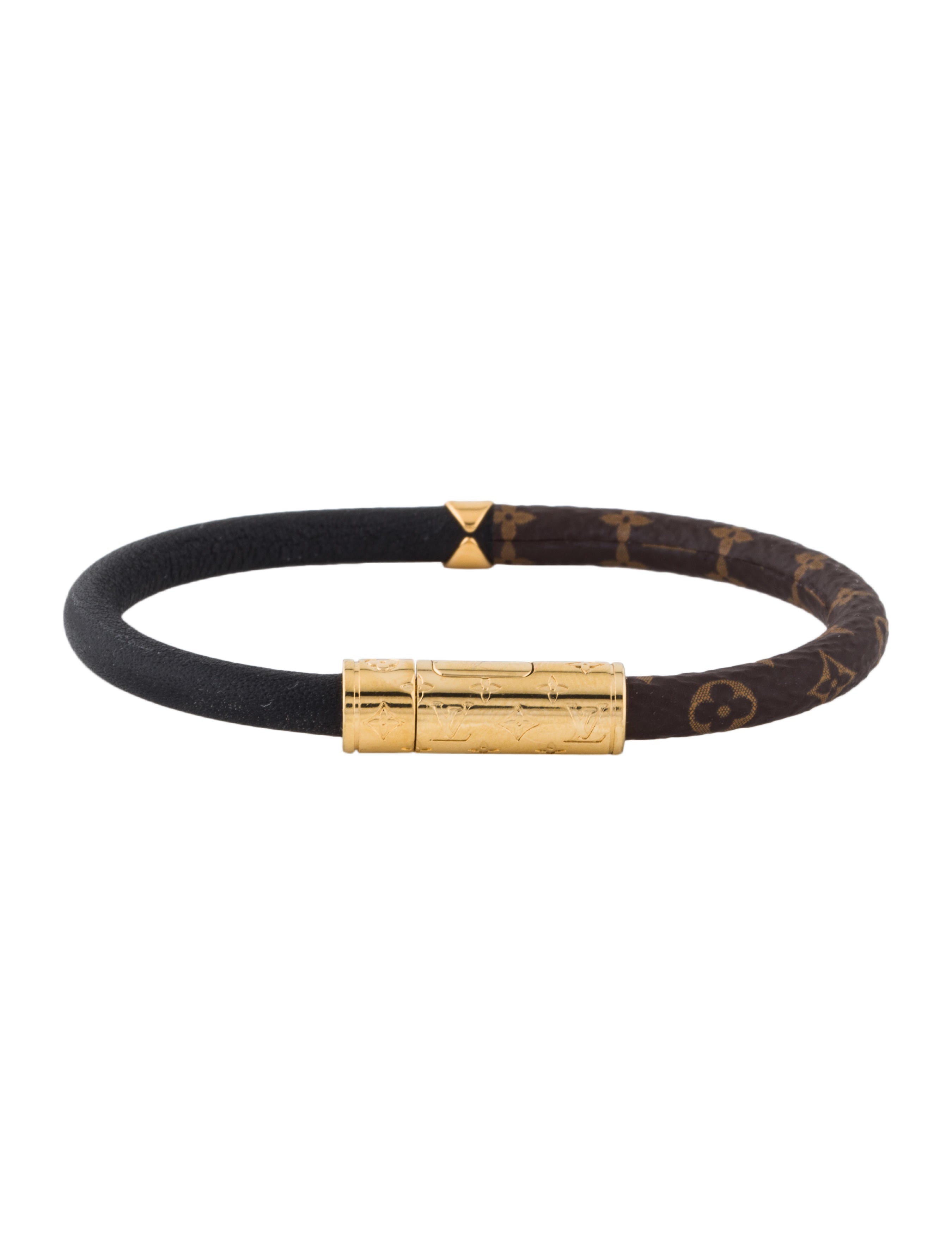 Lv confidential leather bracelet Louis Vuitton Multicolour in