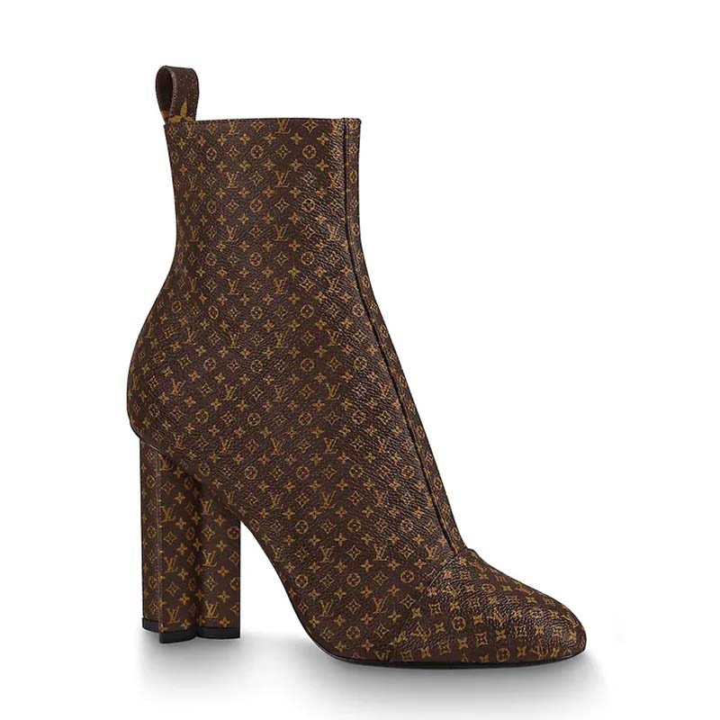 Louis Vuitton Silhouette Monogram Ankle Boots
