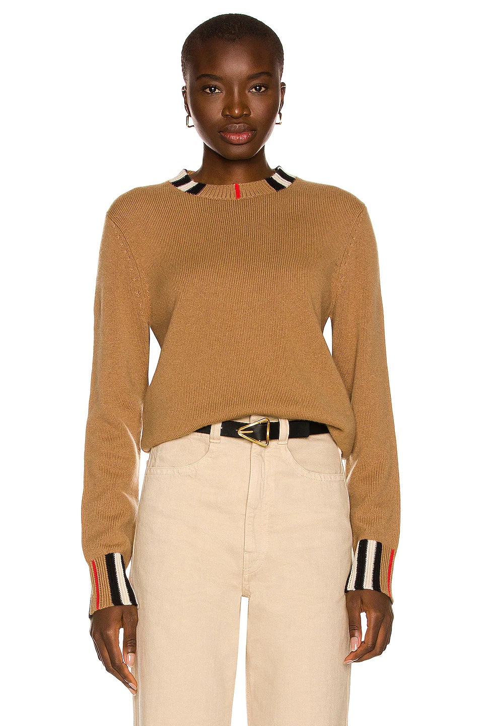 Burberry eyre vintage stripe cashmere sweater Clearance