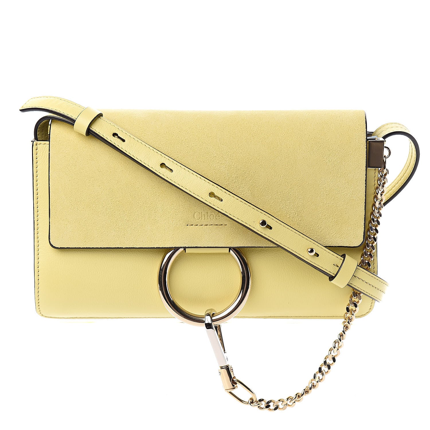 Chloe Faye Gold Bangle Bracelet Ring Crossbody Bag