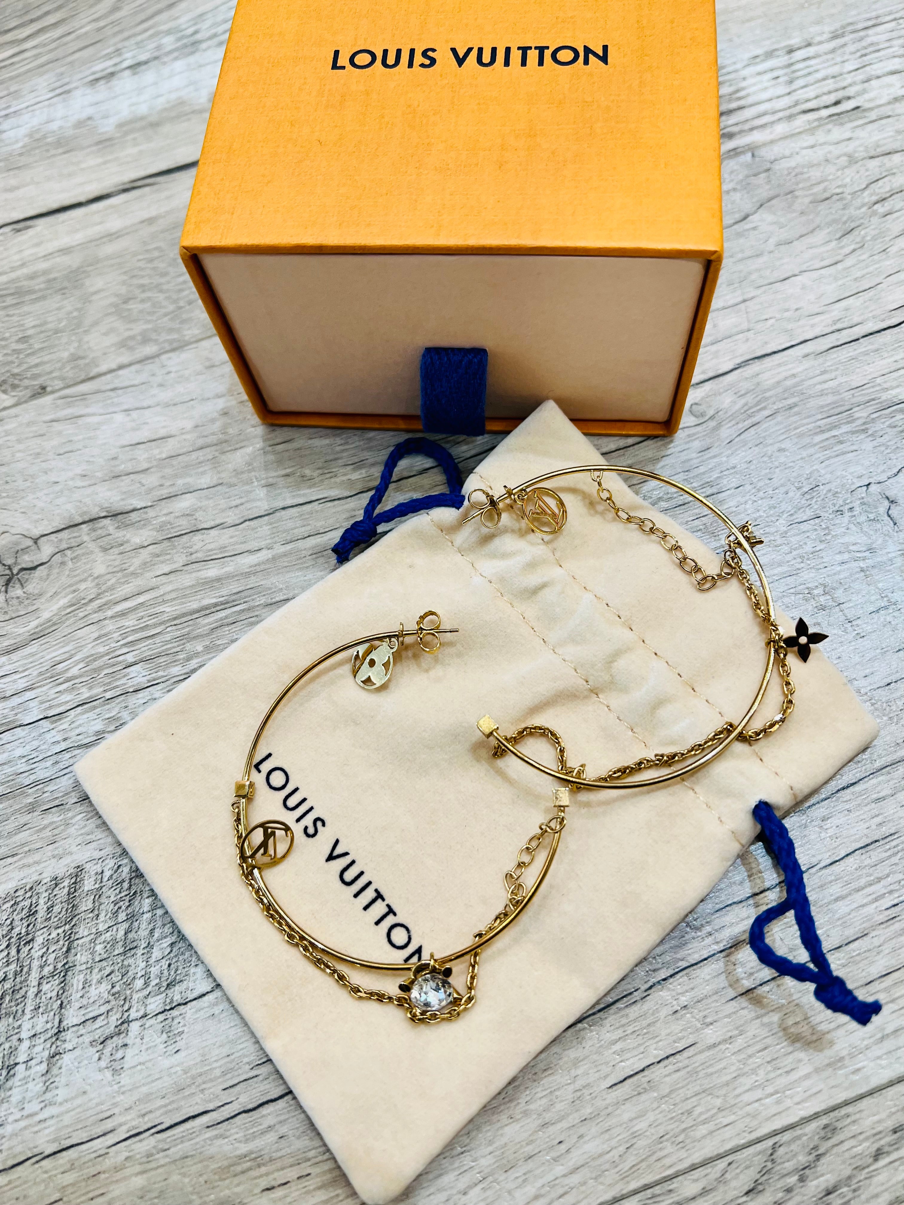 Pre-owned Louis Vuitton Gold Blooming Supple Necklace