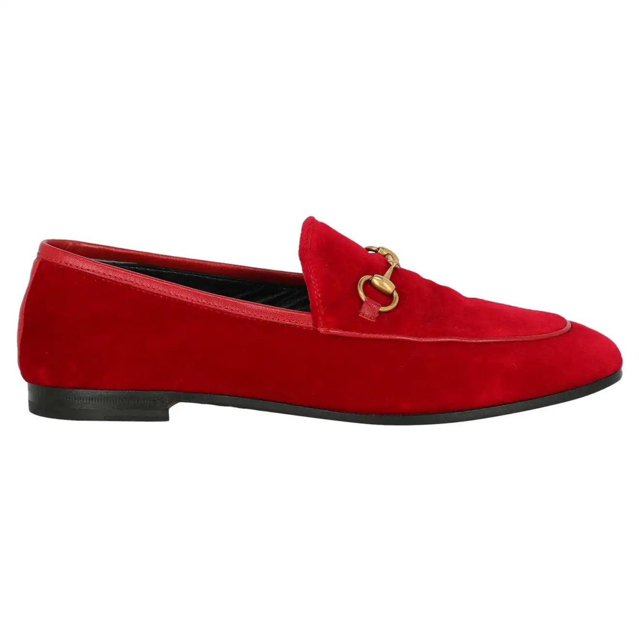 GUCCI JORDAAN HORSEBIT VELVET LOAFERS Caroline's Fashion Luxuries