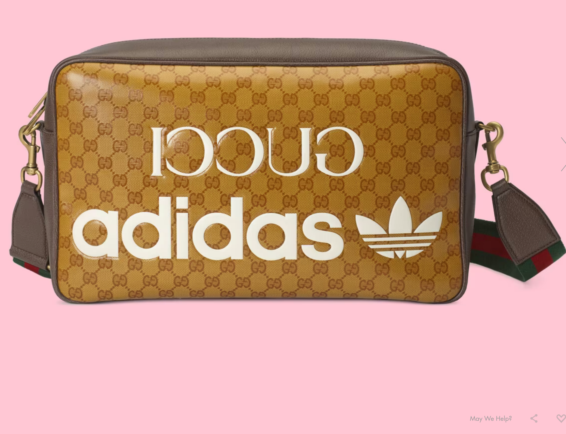 Gucci x Adidas Medium Bowler Bag