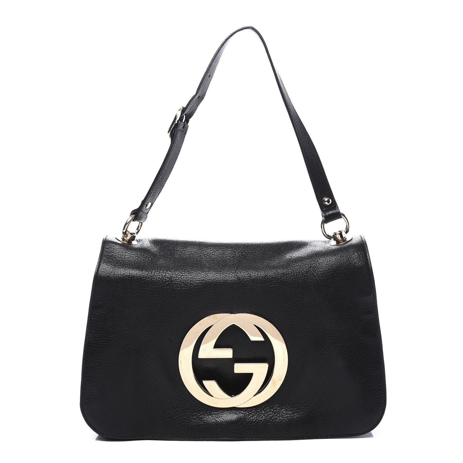 Gucci Blondie Sakai Leather Shoulder Bag - Red - One Size