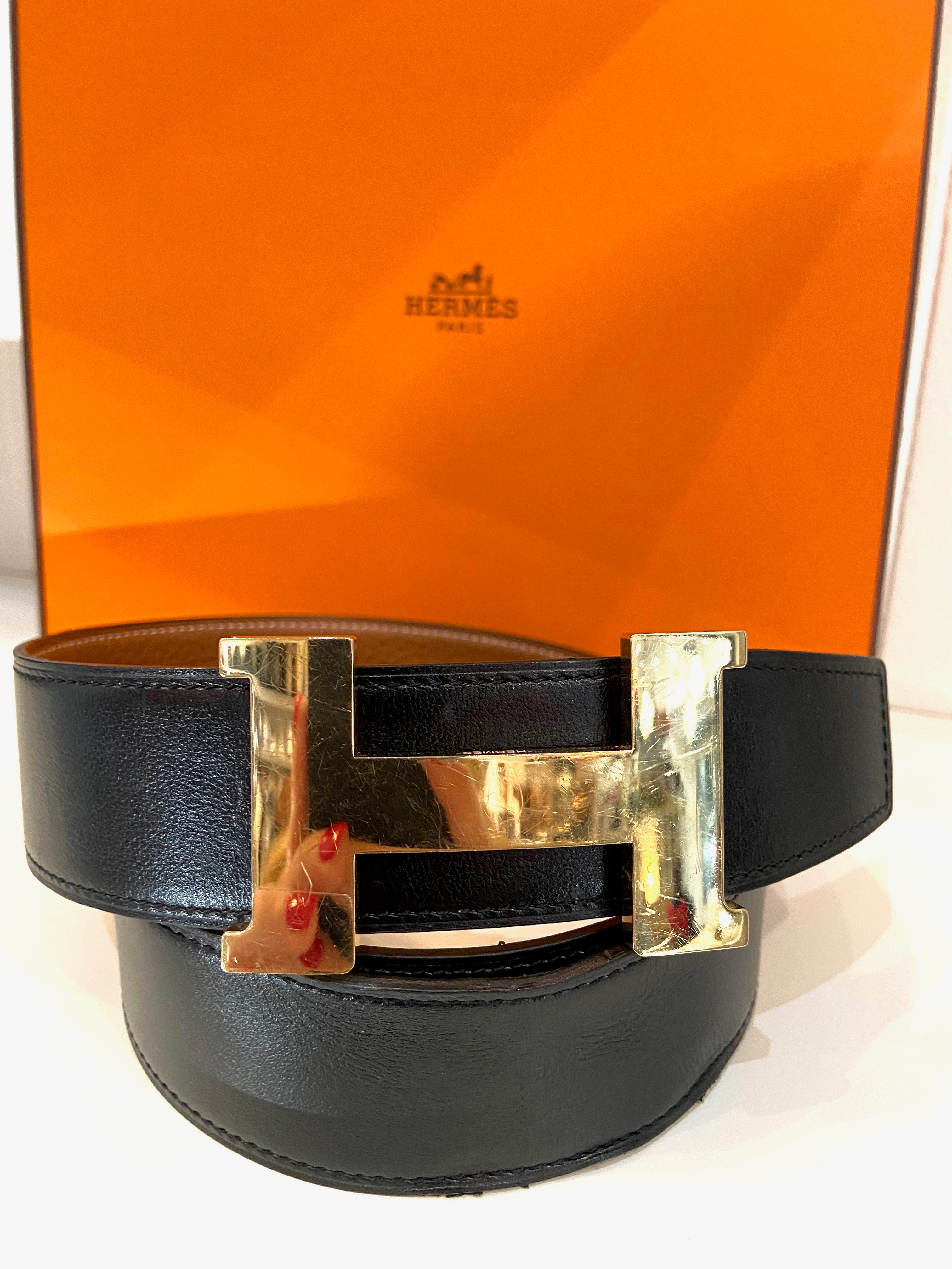 Hermès Constance H 38mm Reversible Belt — $1,190