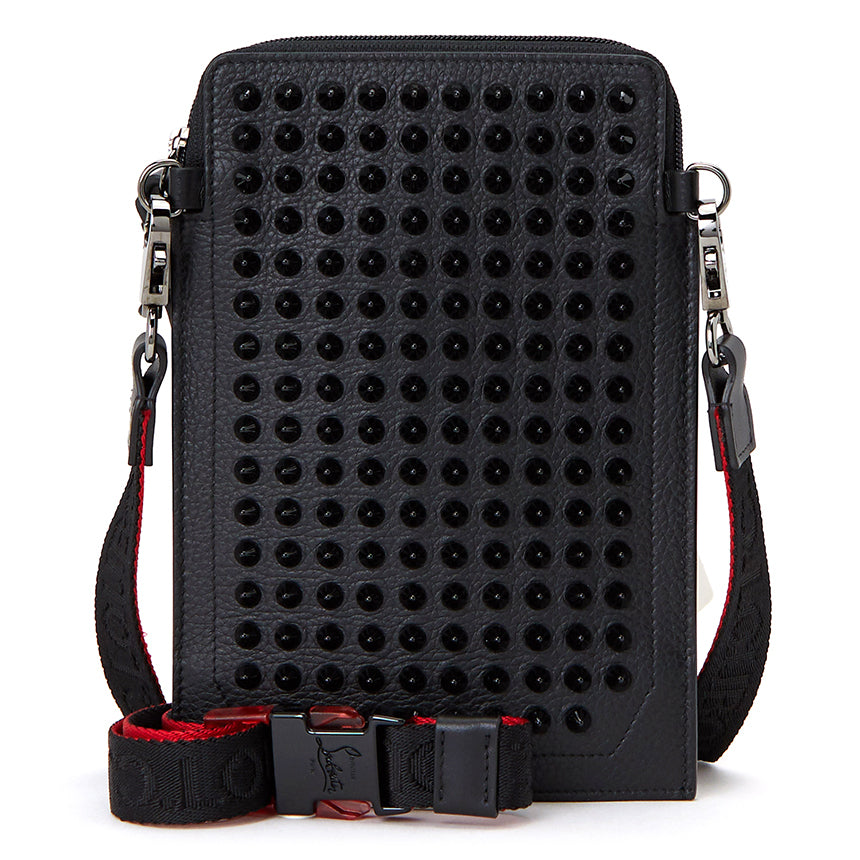 CHRISTIANLOUBOUTIN メッセンジャーバッグ Christian Louboutin Loubideal leather-trimmed messenger bag