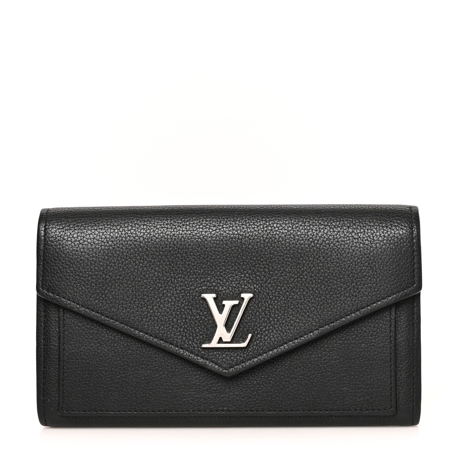 Mylockme leather crossbody bag Louis Vuitton Navy in Leather