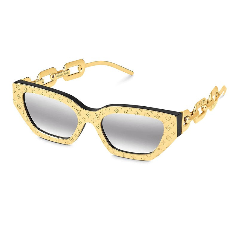 Louis Vuitton Green/Brown Gradient Z0779W Cat Eye Sunglasses Louis