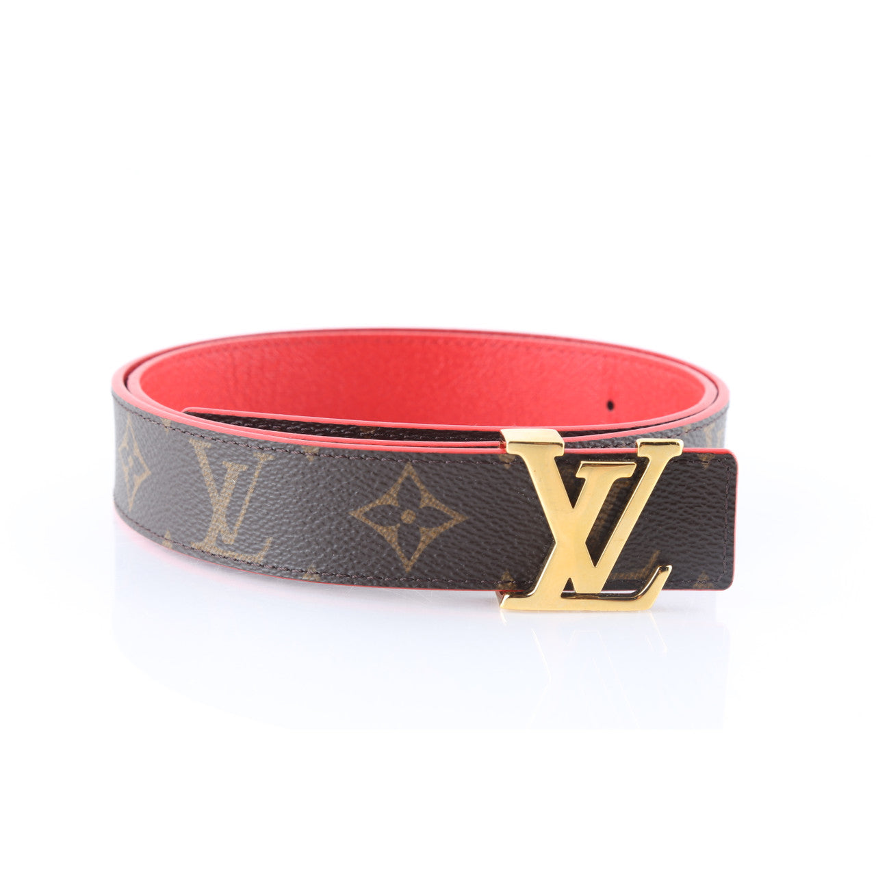 LOUIS VUITTON MONOGRAM LV INITIALS REVERSIBLE BELT – Caroline's Fashion  Luxuries