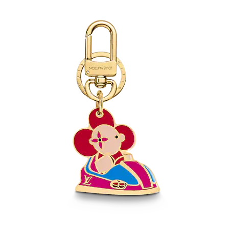 Louis Vuitton Blue and Pink Resin Escale Vivienne Key Holder and