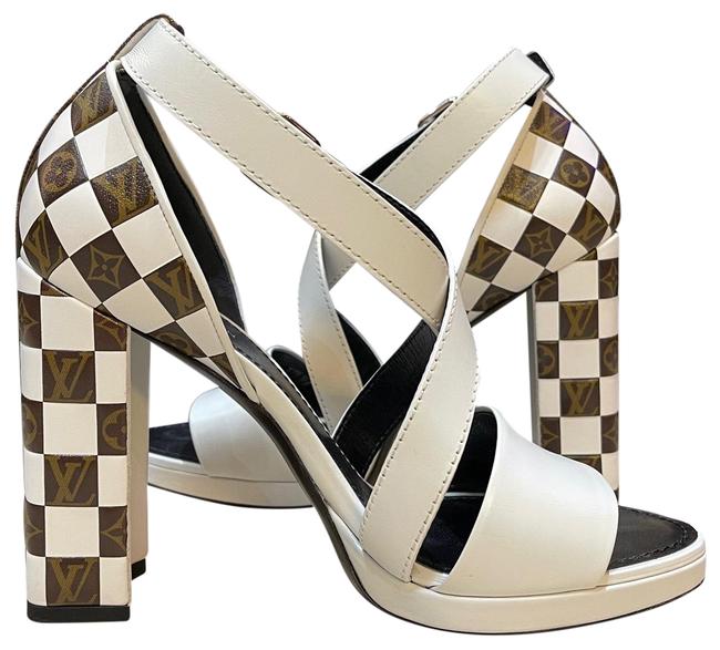 Louis Vuitton - Matchmake Calfskin & Monogram Heel Ankle Boots