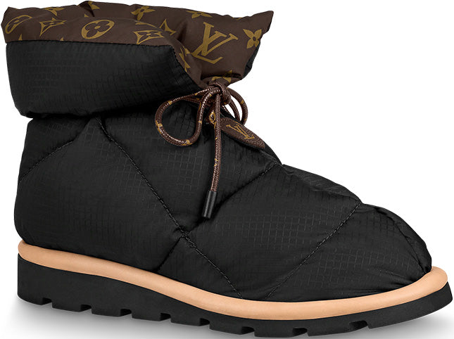 LOUIS VUITTON Black Pillow Ankle Boots 39 EU *New - Timeless Luxuries