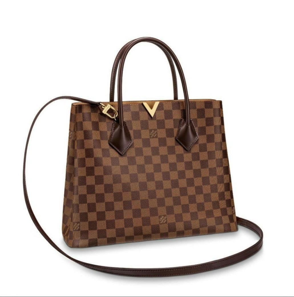 Louis Vuitton Kensington Damier Ebene Tote Bag