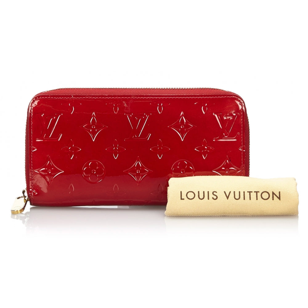 Louis Vuitton Pomme D'amour Monogram Vernis Zippy Wallet Louis