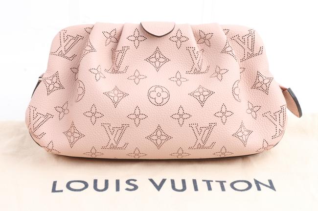 Louis Vuitton Scala Pouch Bag Mahina Leather Pink