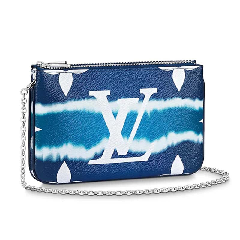 Louis Vuitton Blue Tie-Dye Giant Monogram Coated Canvas Escale