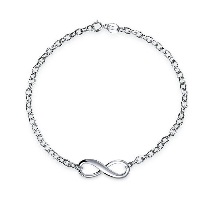 TIFFANY &amp; CO. STERLING SILVER OVAL LINK INFINITY BRACELET