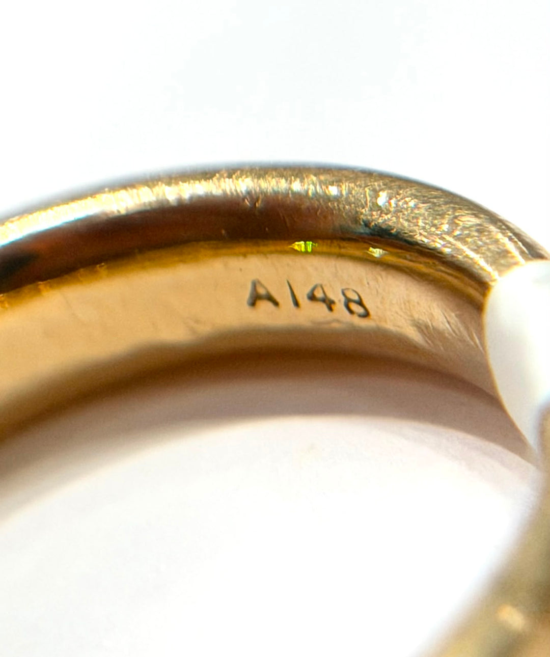 14K YELLOW GOLD PRINCESS CUT DIAMOND BAND RING