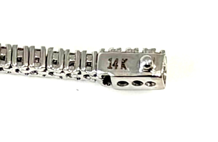 14K WHITE GOLD 1.56CT DIAMOND TENNIS BRACELET