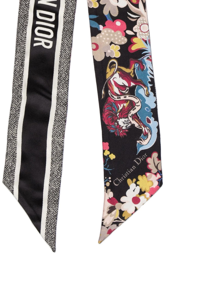 DIOR TOILE DE JOUY VOYAGE MITZAH SILK TWILLY SCARF