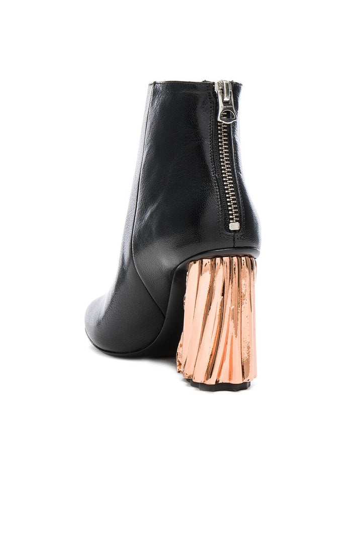 ACNE STUDIOS ORA PALM LEATHER BOOTIES