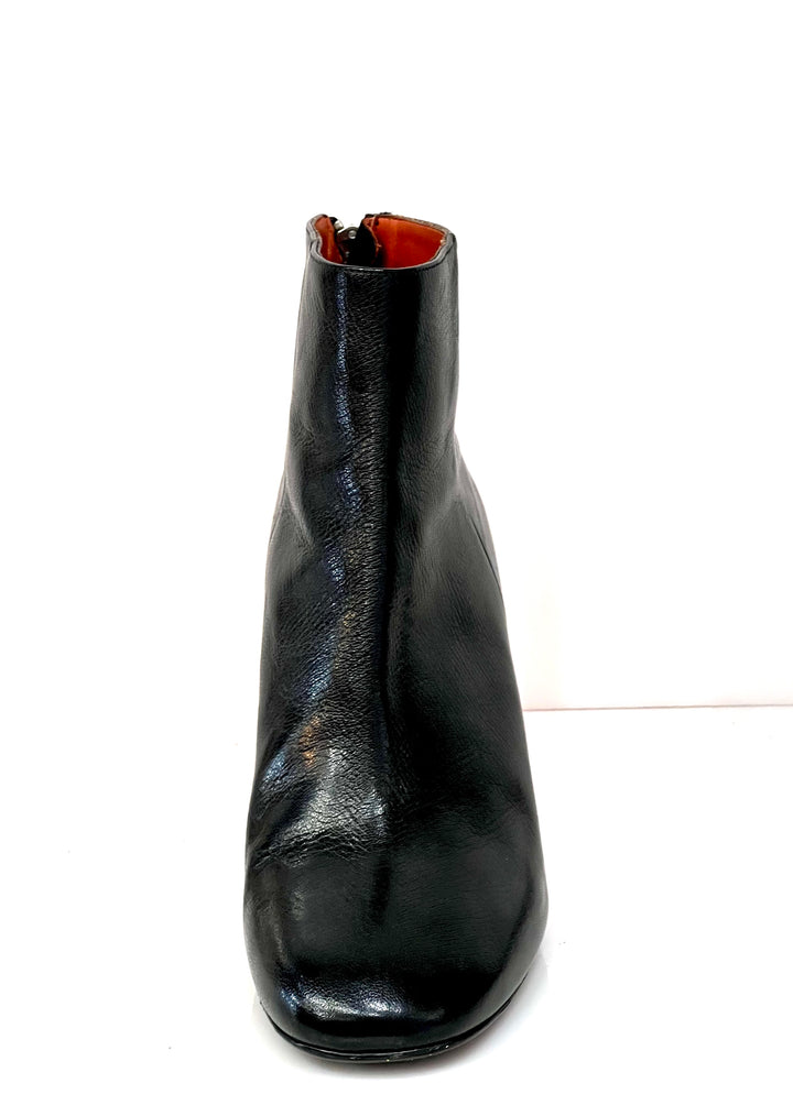 ACNE STUDIOS ORA PALM LEATHER BOOTIES