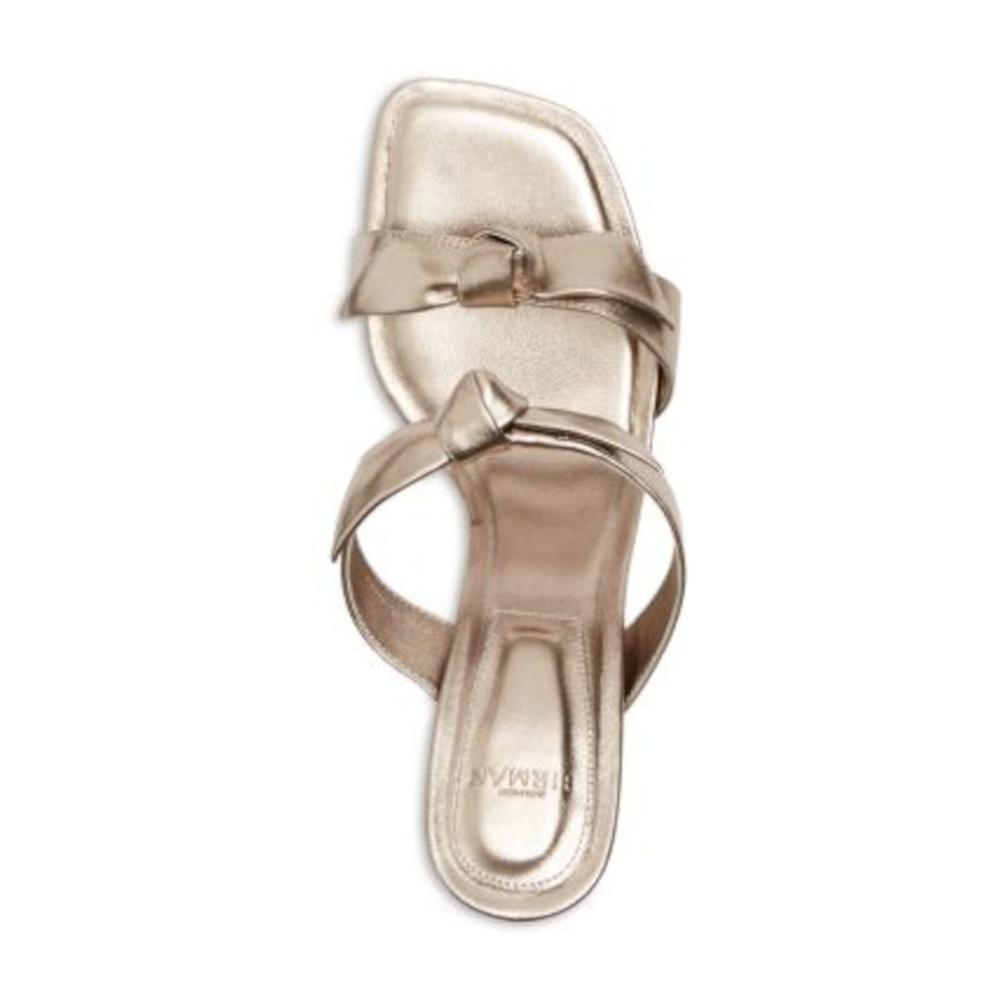ALEXANDRE BIRMAN CLARITA SQUARE FLARE 85 LEATHER MULES SANDAL