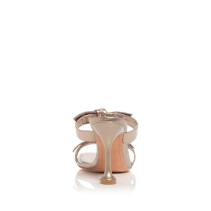 ALEXANDRE BIRMAN CLARITA SQUARE FLARE 85 LEATHER MULES SANDAL
