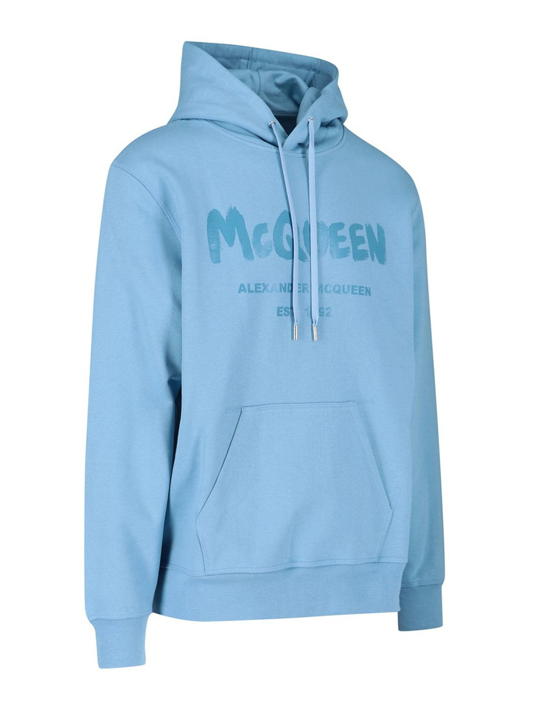 ALEXANDER MCQUEEN LOGO PRINT HOODED SWEATSHIRT