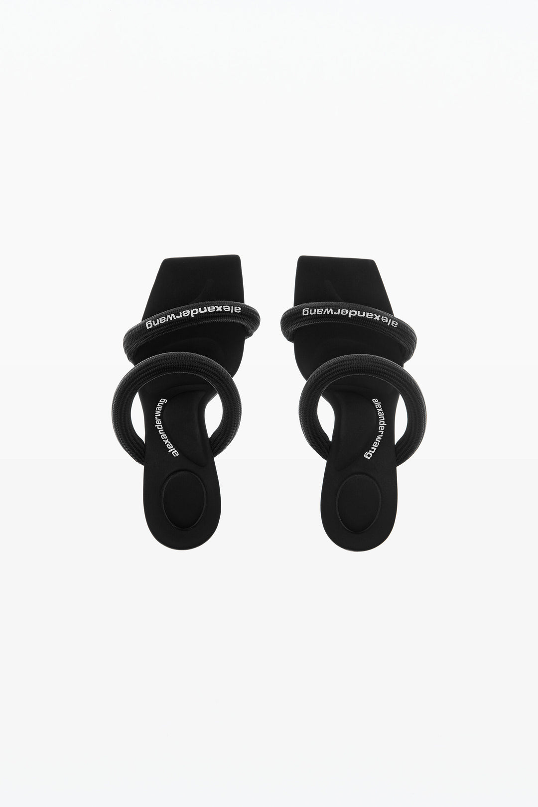 ALEXANDER WANG JULIE LOGO SANDALS