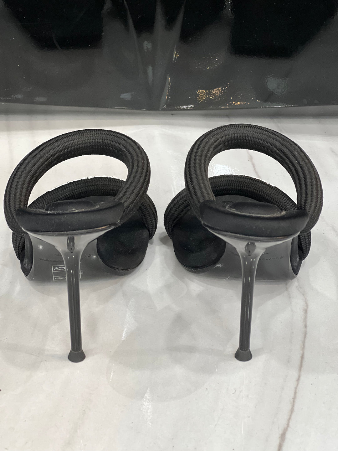 ALEXANDER WANG JULIE LOGO SANDALS